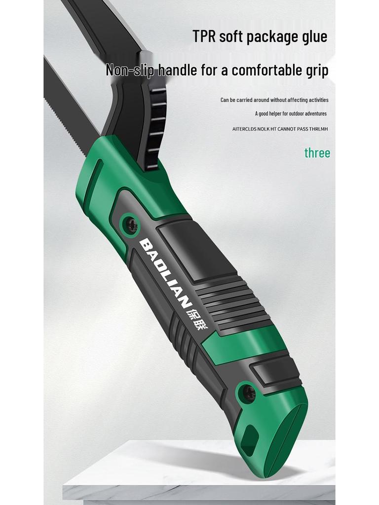 Handmade Steel Handheld Saw for Wood and Metal Cutting