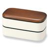 Yamanaka Lacquer Nature Wood Grain Square Lunch Box White Brown Men's & M17057-3