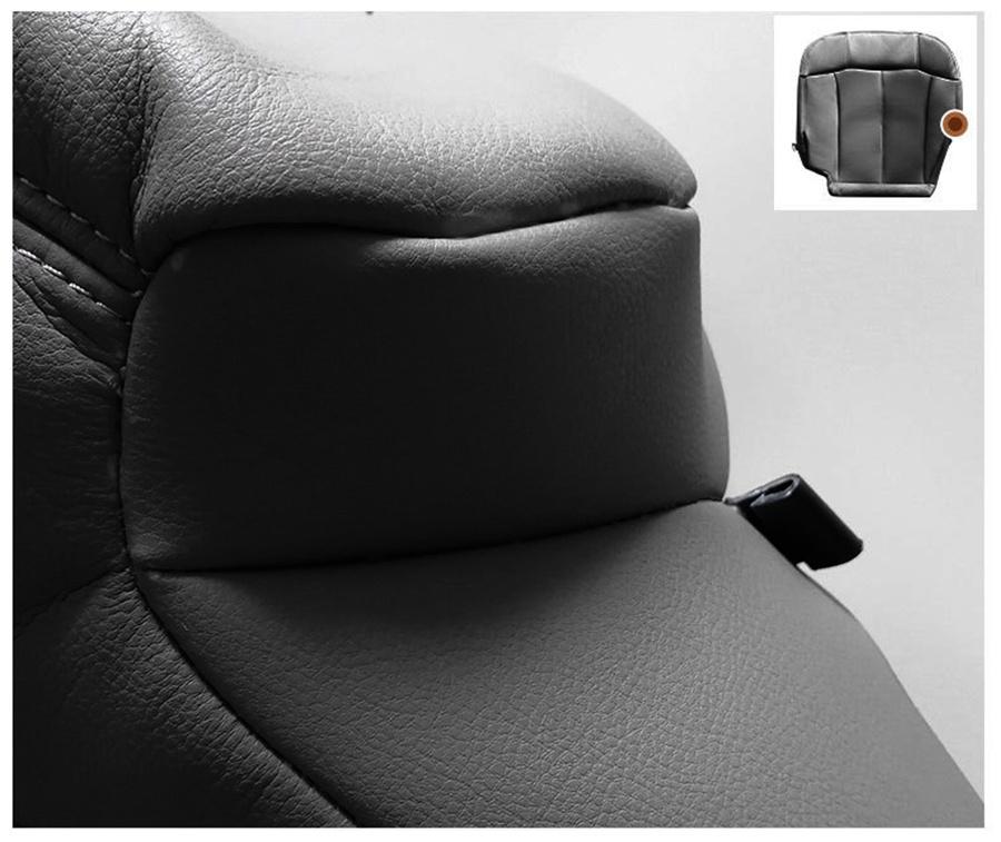 Driver Bottom Seat Cover PU Leather For 1999 To 02 Chevy Silverado 1500hd 2500hd