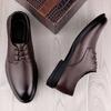 Business Casual Leather Shoes Men's Shoes Four Seasons Shoes Professional Work Shoes Simple First Layer Cowhide Dress Shoes Wedding Shoes Leather Shoe