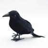 8Pcs/Pack Realistic Black Feathered Crow Artificial Crows Realistic Feathered Crow for Halloween Decoration