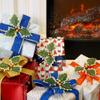 Künstliche Stechpalmenbeeren mit Blättern DIY-Kranz Kunstpflanze Grünes Blatt Hochzeit Weihnachtsfeier Dekoration Geschenkverpackung Schmuck