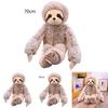 Adorable 50/70cm Sloth Plush Stuffed Toy Animal Soft Doll Perfect For Kids Gifts