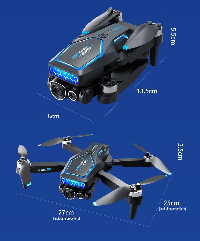 S180 Drone: Brushless Motor Aerial Photography with Obstacle Avoidance and Optical Flow Remote Control
