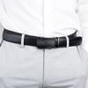 Straw Man Men's Genuine Leather Automatic Buckle Belt