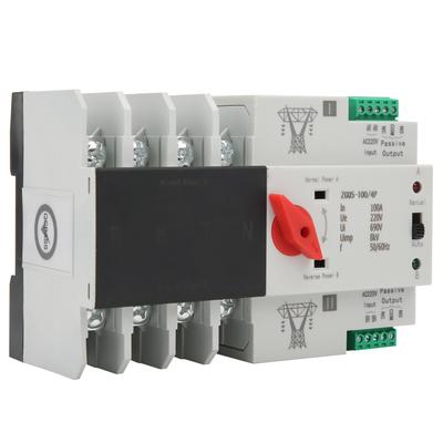Przełącznik automatycznego przełączania zasilania podwójnego zasilania Przełącznik wyłącznika ZGQ5-100/4P 220V