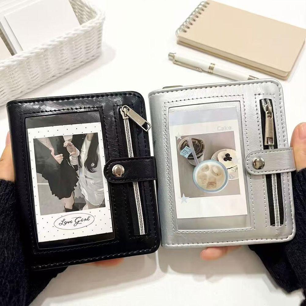 PU Leather M5 Notebook 5-Ring Loose-Leaf Pocket Journal Portable Binder Notebook  Students