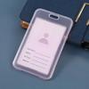 1pcs Transparent PVC Bank Bus Credit Card Holder Cover Storage Card & ID Holders Womem Men Kid's Card Protector Cover Wallet