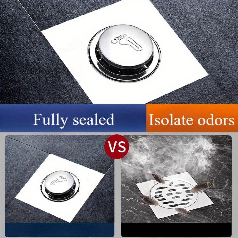 Deodorizer Bathroom Floor Drain Universal Press Type Drain Foot Operated Drain Sewer System