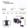 Casting Reel - High-speed 7.2:1 Gear Ratio, Maximum Drag 8kg Magnetic Braking System Ambidextrous Suitable for Both Freshwater and Saltwater Fishing