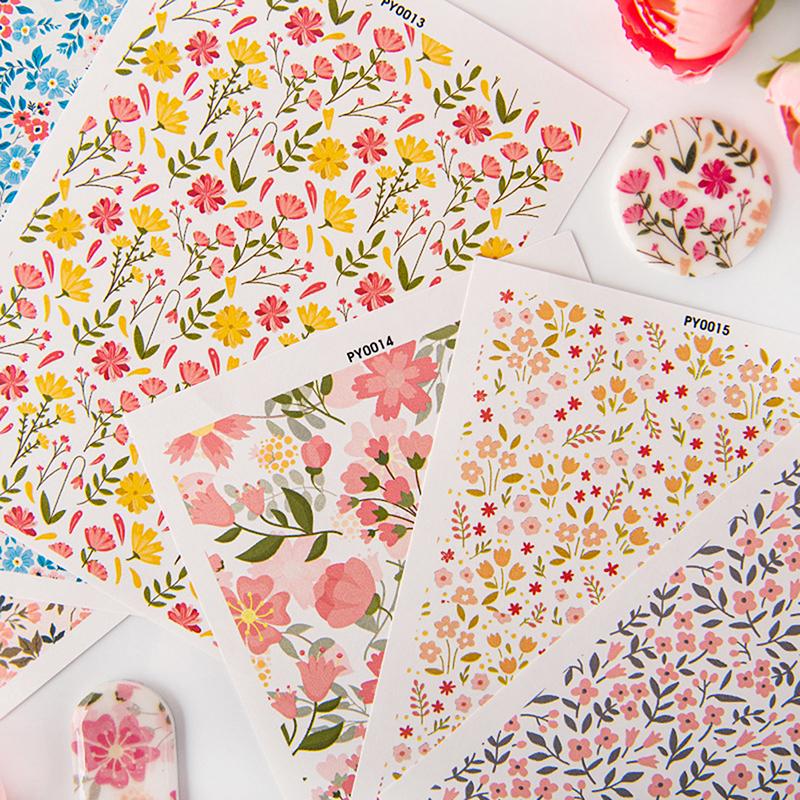 Polymer Clay Watercolor Transfer Paper Engraving Printing Modeling Decorative Paper Soft Pottery Earrings Jewelry Coloring Tools