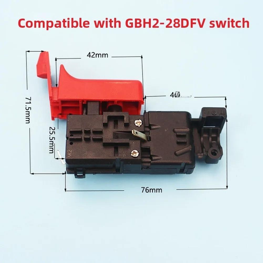Náhradní vypínač pro BOSCH GBH228DFV Pro příklepovou vrtačku Navrženo pro spolehlivé napájení a dlouhodobé použití