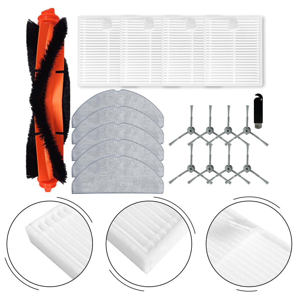 1 Set For Lubluelu For L20 For Honiture V8 Pro Robot Vacuum Cleaner Parts Main Side Brush Filter Mop Cloth Vacuum Cleaner Kits