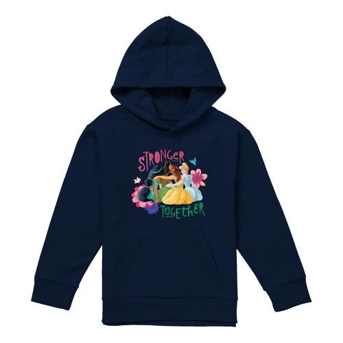 Disney Princess Childrens/Kids Stronger Together Jasmine, Tiana And Belle Hoodie
