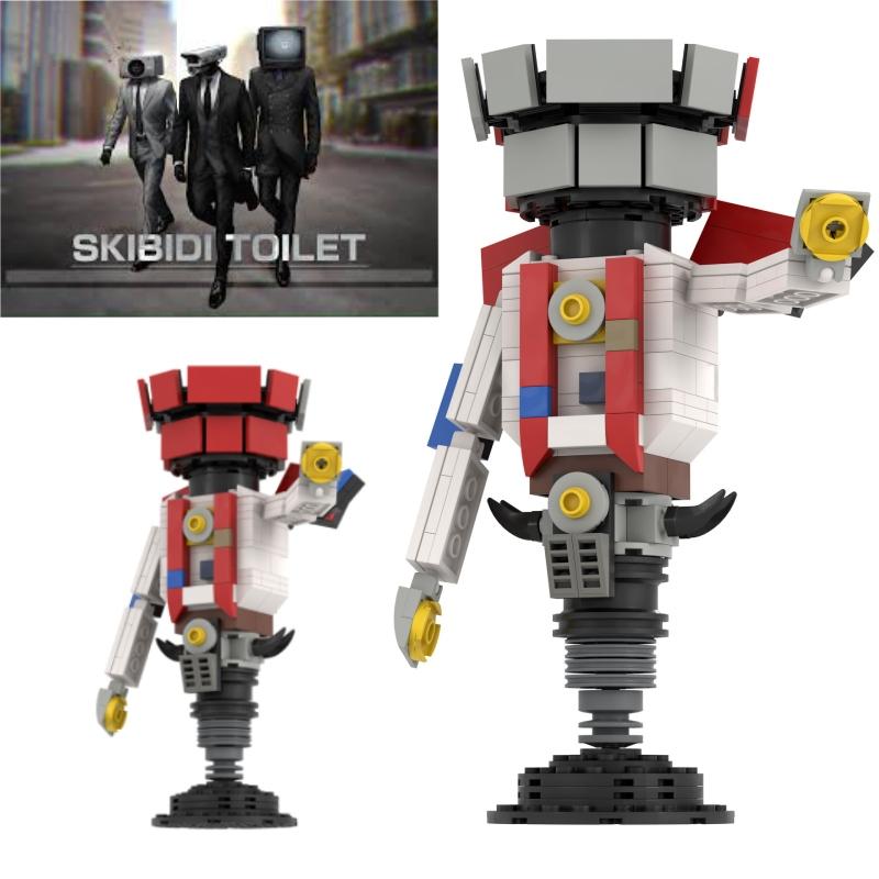 Toilet Skibidi Bulb Man Building Blocks Abs Diy Figure Creative Toy Kids Gift