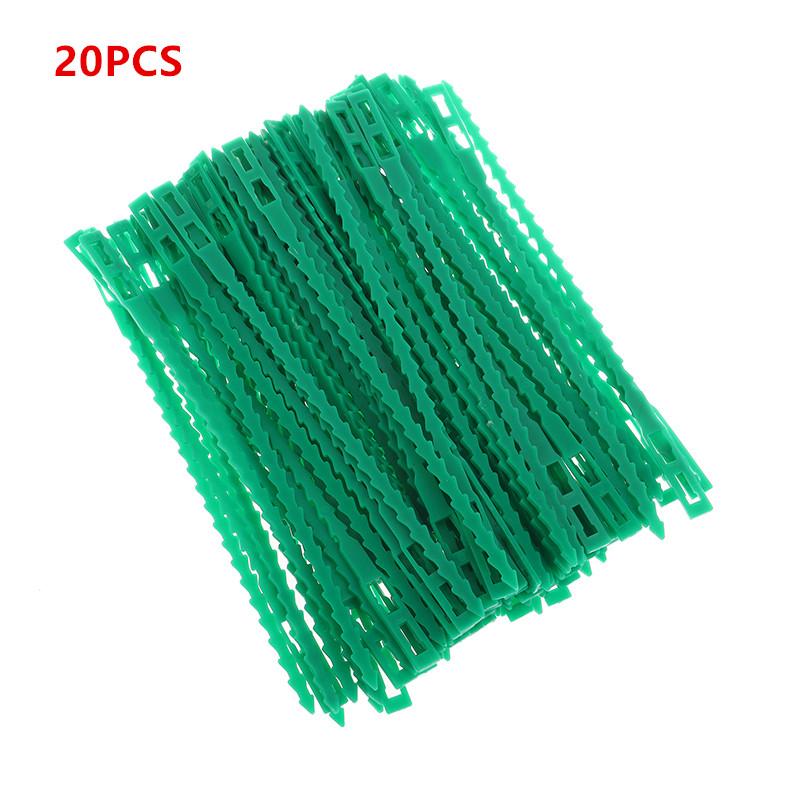 

Многоразовые садовые кабельные стяжки для растений, виноградных лоз, деревьев, кустарников, застежка-молния с замком, нейлон, регулируемая, кабельные стяжки, органайзер, инструменты 20PCS