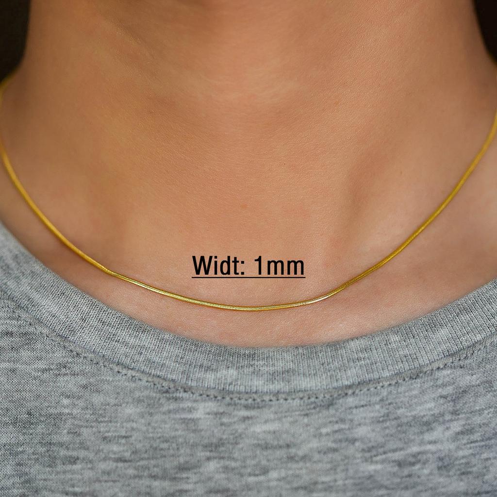 1mm/2mm Wide Stainless Steel Flat Herringbone Chain Necklace for Women Men Vintage Thin Choker Metal Jewelry Making Accessories