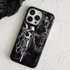 Gothic Girl Sculpture Pattern Phone Case For iPhone 17 Air 16 E 15 14 13 12 11 Pro Max Plus Mini SE 2020 2022 Soft Cover