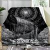 1PC Custom Name Ship Journey Outdooor Flannel Blankets Patterns Throw Blanket All-Season Soft Gift for Couch, Bed, Camping Gifts