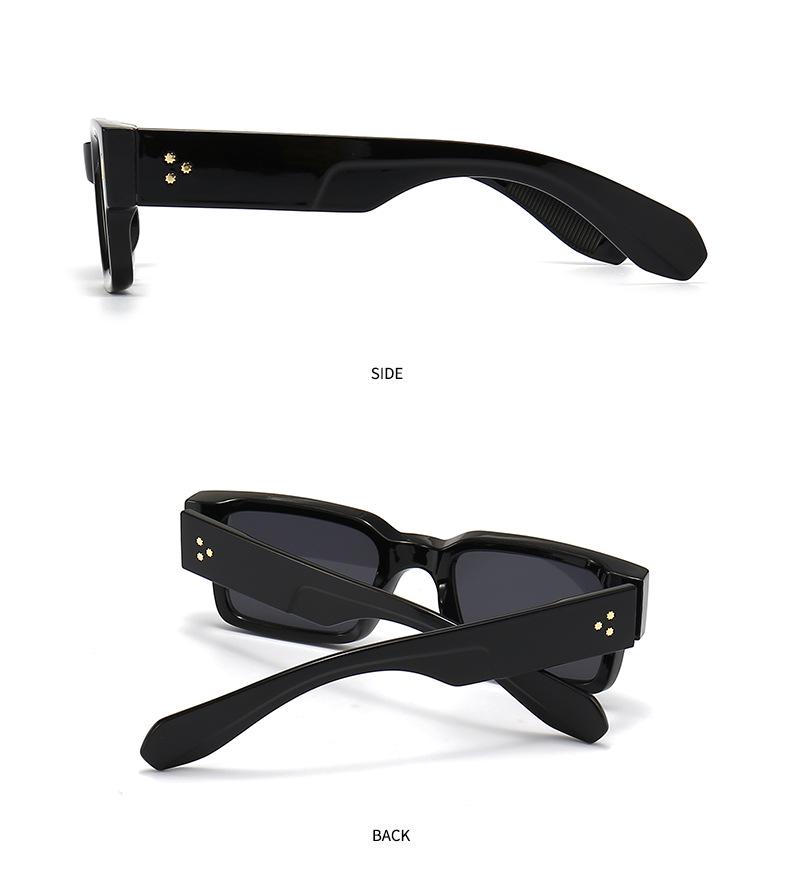 Trendy European-American Square Sunglasses for Women - Model 6035