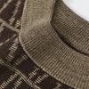 Mens Casual Loose Fitting Knitted Yarn Ugly Christmas Crewneck Sweaters Holiday Party