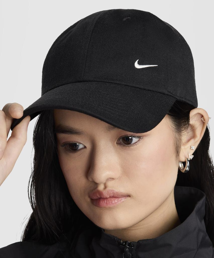 NIKE Club Unstructured Cap - Black: Sail / Fz5698-010
