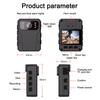 2025 New 4K HD Mini Camera Body Worn Camera With 2inch IPS Screen Wearable Portable Body Camera Police Recorder