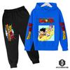 Anime Dragon Ball Z kapuutsikomplekt poistele Riided Lastele kapuutsid Anime riided Goku kapuuts, tüdrukute dressipluus 3-14a lastele