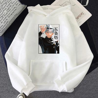 Harajuku Jujutsu Kaisen Hoodies Graphic Vintage Oversized Hooded Sweatshirt Long Sleeves Cotton Hoodie Men Women Clothes