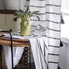 Jingga Striped Blackout Rod Pocket Curtain