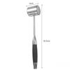 Wooden Handle 304 Stainless Steel Meat Hammer Steak Floss Potato Punching Machine Potato Press Clay Crusher Kitchen Tools