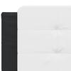 LED Bed Frame Without Mattress  Zadar  Black and White 160 X 200 Cm