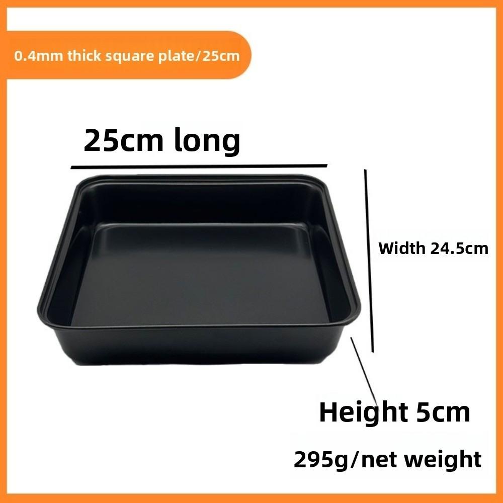 22cm 25cm 27cm Square Cake Pan Rust-resistant Lasagna Cooking Pan New Cake Baking Mold  Kitchen Use
