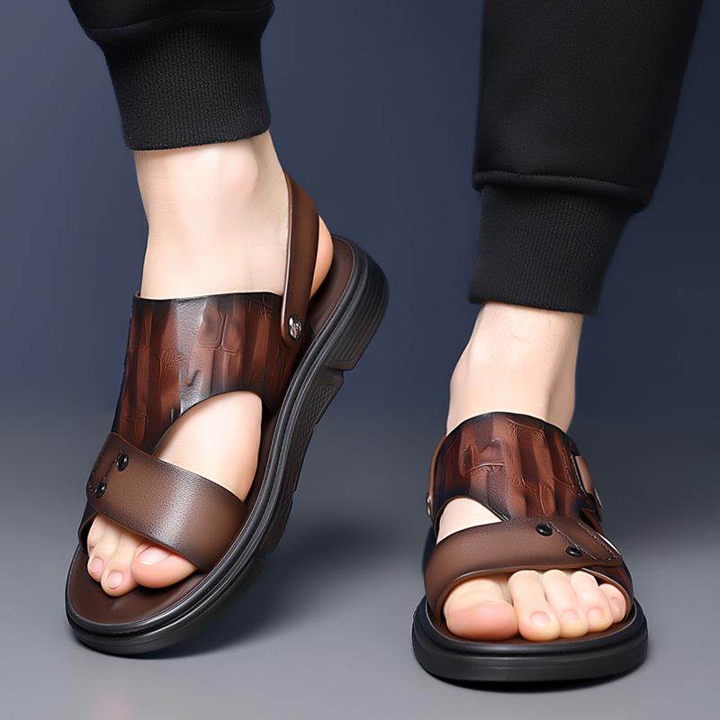 Men Summer Sandals Outdoor Non-Slip Mountaineering Hiking Shoes Fashion Men's Beach Slippers Casual Sports Shoes