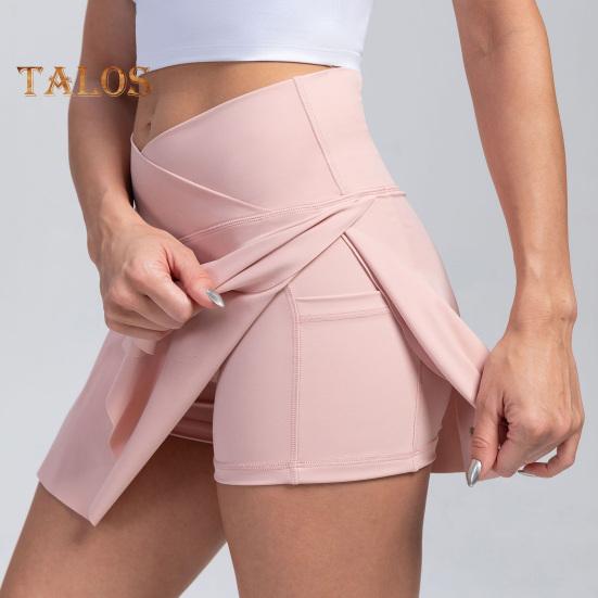 Gonna da Tennis da Donna con Tasca Vita Alta Golf Skort Estiva Casual Sportiva Running Pickleball gonna da Allenamento con Pantaloncini Interni