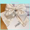 Butterfly Bow Hair Clip Spring Clamp With Pearl Accents For Women And Girls
