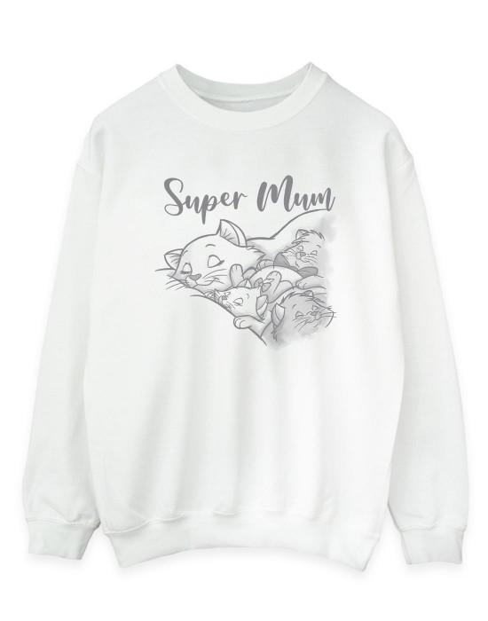 Disney Damska/damska klasyczna bluza Marie Super Mum