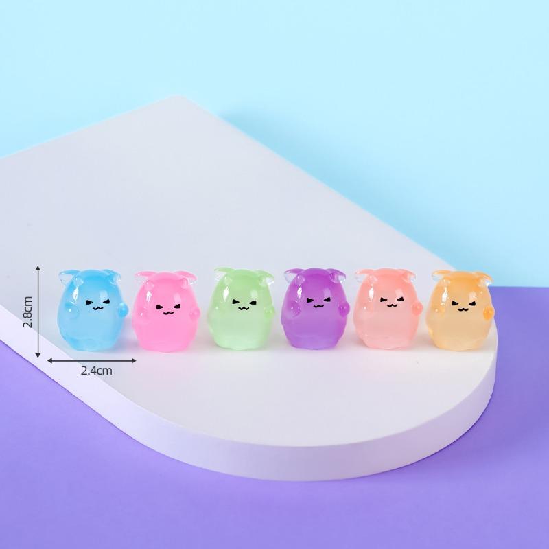 Micro-landscape Cute Glow-in-the-dark Halloween Ghost Pumpkin Decorative Accessories Car Desktop Small Ornaments