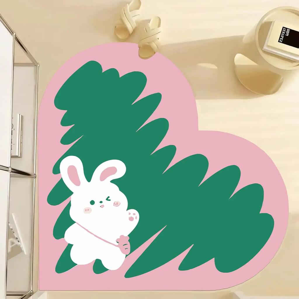 Bathroom Kitchen Floor Stickers Cover Up Ugliness Cartoon Decorative Wallpaper Anti Slip Glass Door Shops Display Window Decor