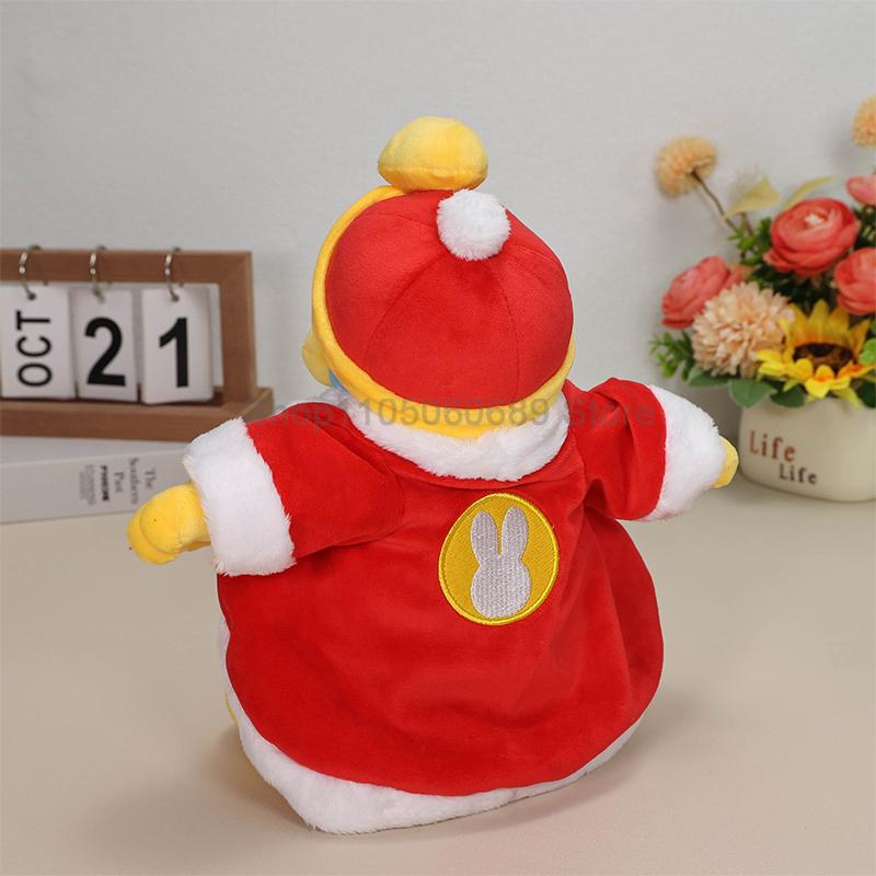 Anime Star Kirby Plush 10" King Dedede Plushies Toy for Game Fans Gift, Cute Stuffed Figure Doll for Kids and Adults