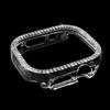 Compatible with Apple Watch Ultra 3/2/1 49mm Double Row Bling Diamond Case PC Bumper Protective Cases Women Men Crystal Shining Rhinestone Cases