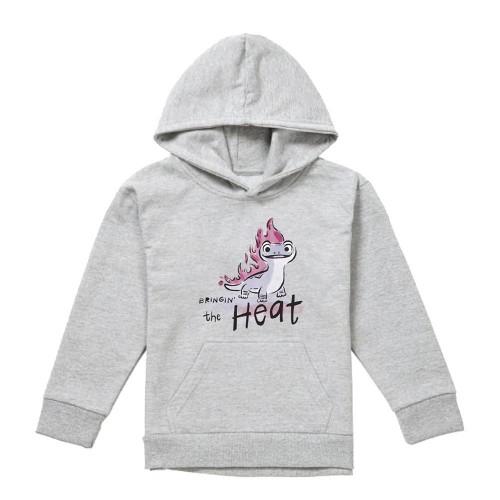 Frozen Childrens/Kids Is Bringin' The Heat Bruni The Fire Spirit Heather Pullover Hoodie