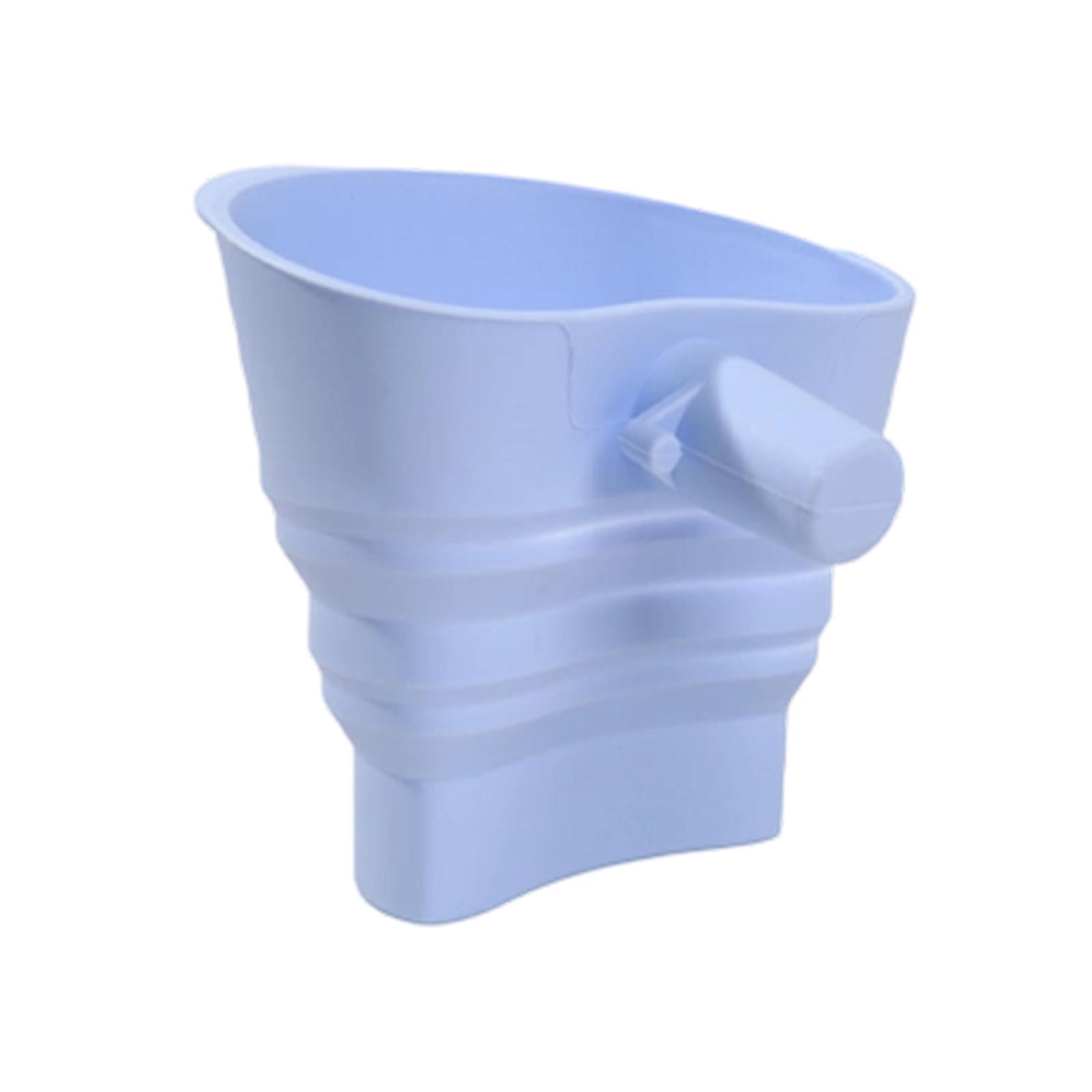 Home Oil Funnel Wine Leakage Large Caliber Pour Oil Funnel One Size синий