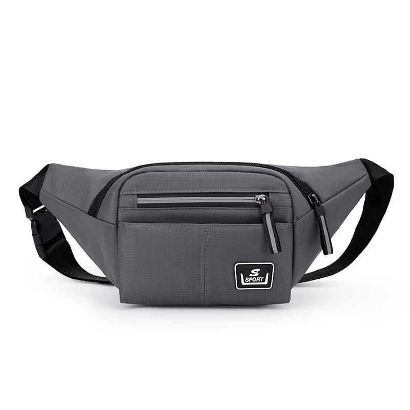 New Multi Layer Men's Waist Bag Outdoor Leisure Sports Women's Chest Bag Travel Mobile Wallet