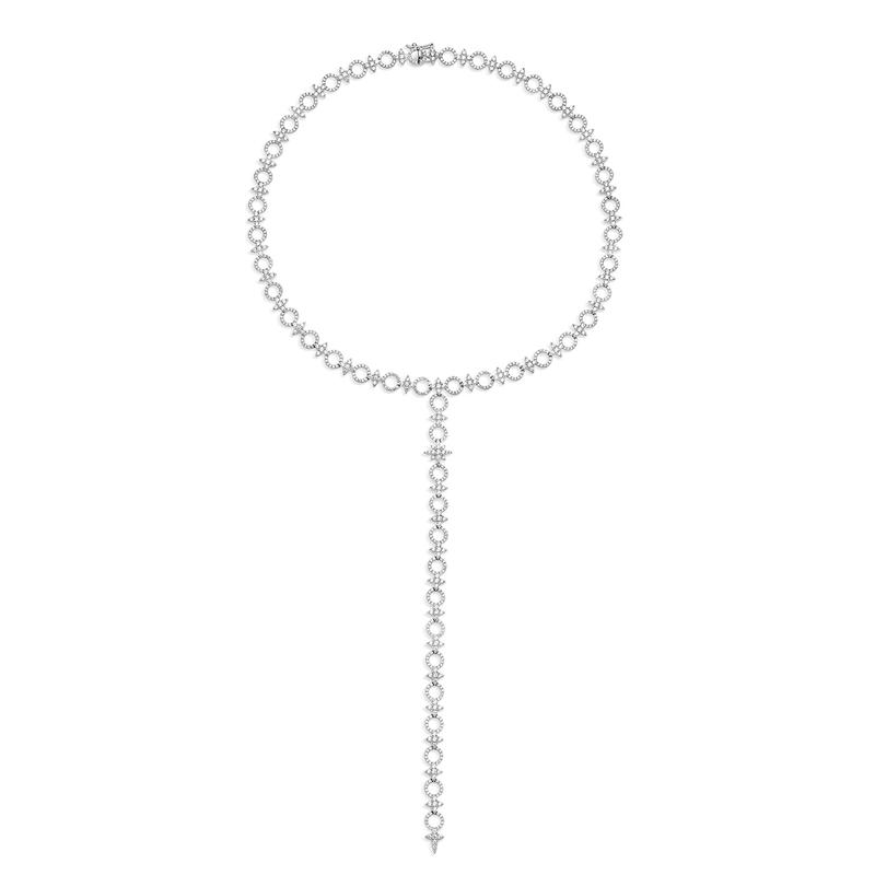 APM Monaco necklace METEORITES/Six-pointed Star [Romantic Confession] Circle and Alternate High-end Exquisite and Elegant Y-shaped Chain AC6531OX