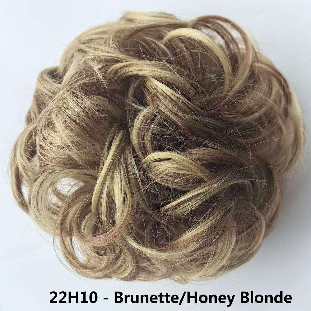Elastici per Capelli Moda Europei e Americani - Elastici Morbidi e Spettinati per Donne, Accessori per Chignon e Parrucche, Stile Fiore a Bocciolo