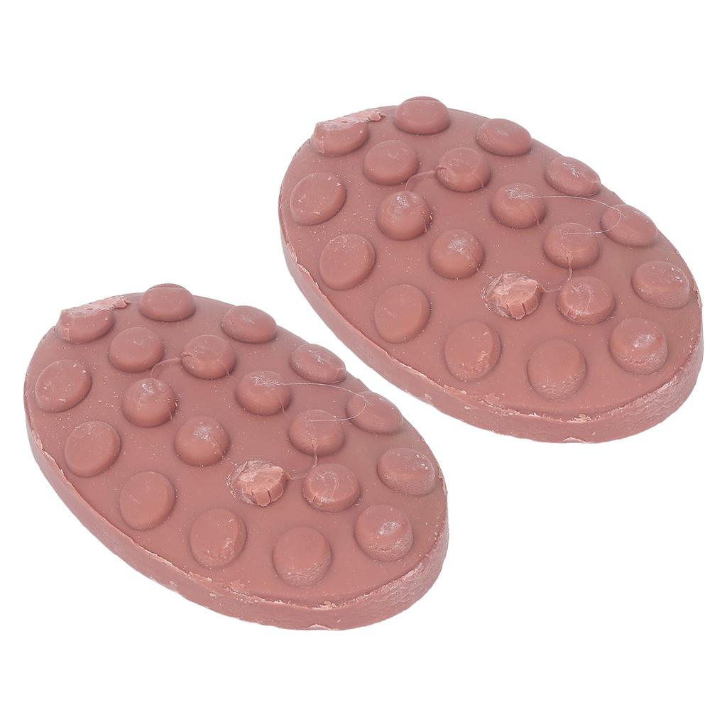 2 STÜCK Fußseife Tragbar Bio Peeling Exfolierend Entferner Fußpflege Seife für Riechende Füße