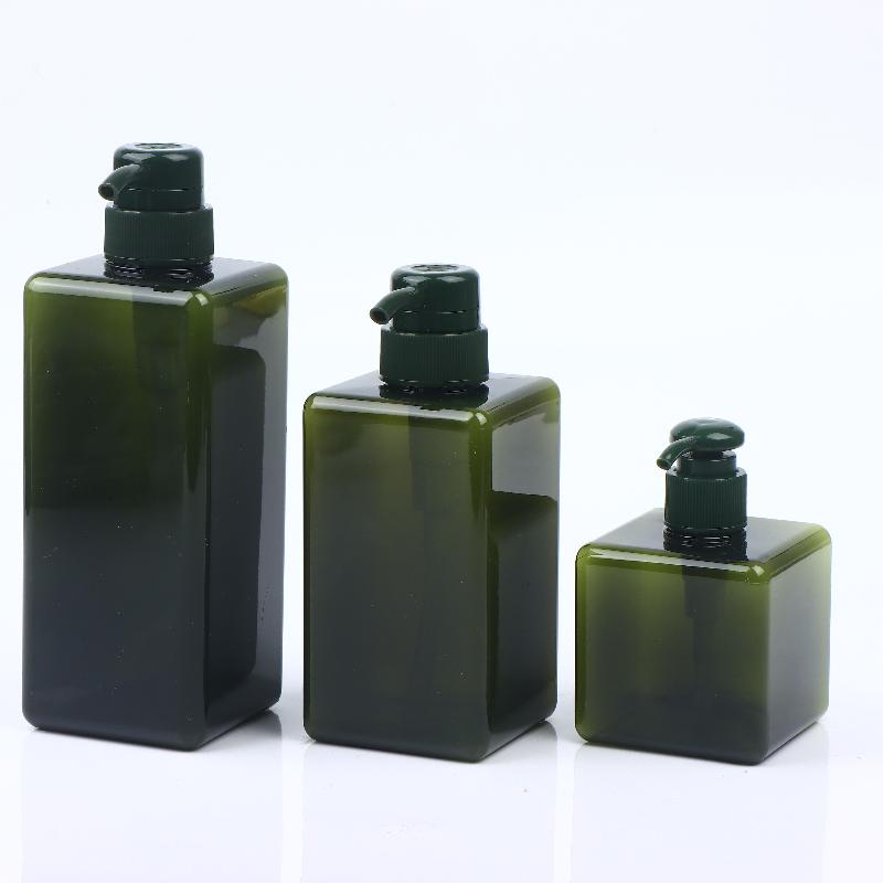100-650Ml Square Bathroom Soap Dispensers Refillable Shampoo Shower Gel Holder Portable Travel Dispenser Empty Bath Pump Bottle
