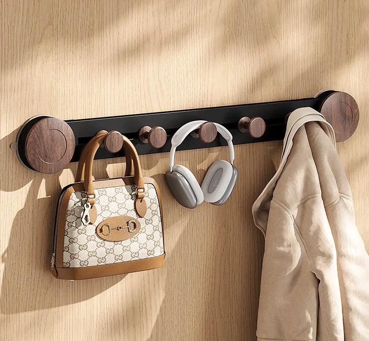 hookdoor bathroom,kitchen, no punching, wall hanging, strong and seamless vacuum hanging, clothes bag rack.