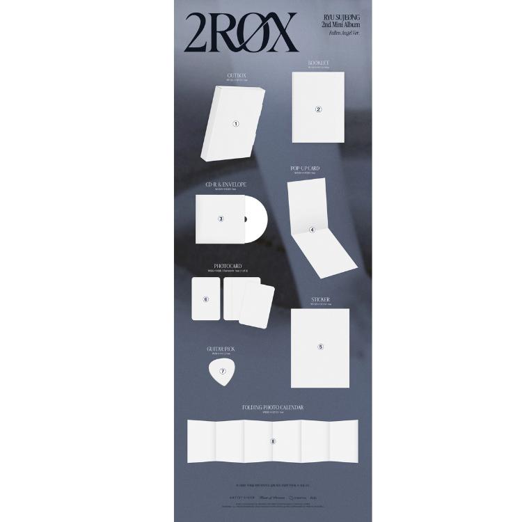 RYU SUJEONG 2° Mini Album 2ROX Versione Angelo Caduto RYU SHXT Versione